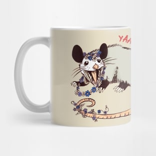 Daisy Chain Opossum Possum Yaaaas! Mug